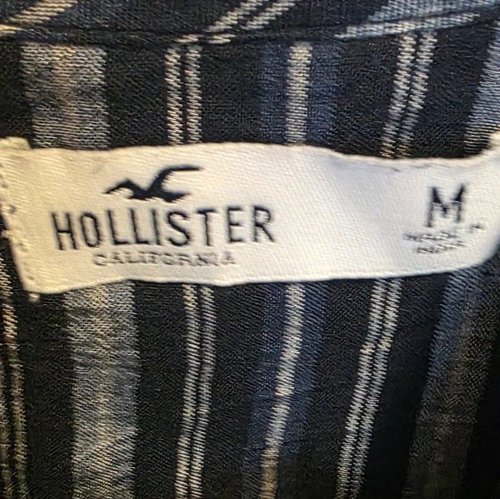 Hollister Blue and White Striped Tank - Picture 2 of 3
